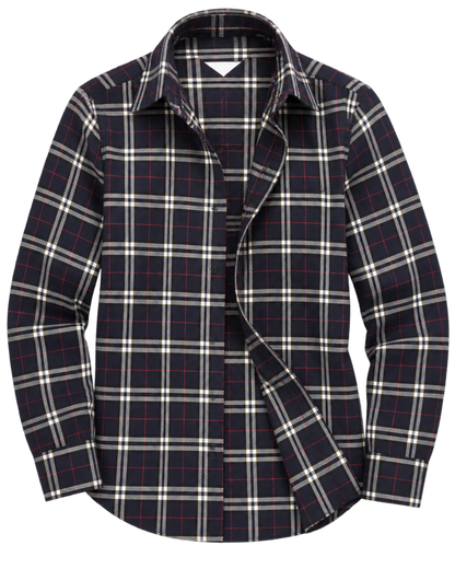 Burberry Navy Check Shirt
