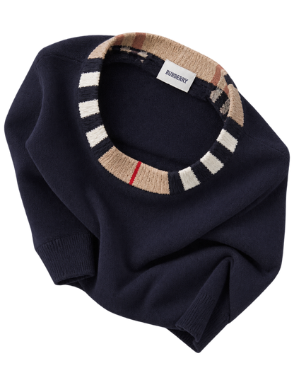 Burberry "Noland" Knitted Wool/Cashmere Jumper
