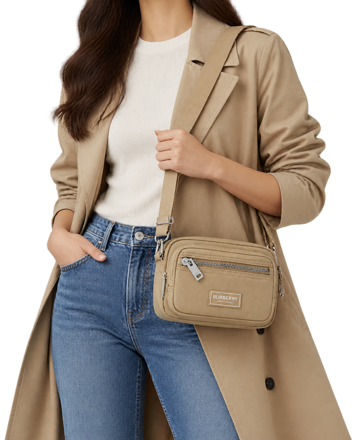 Burberry nylon crossbody bag