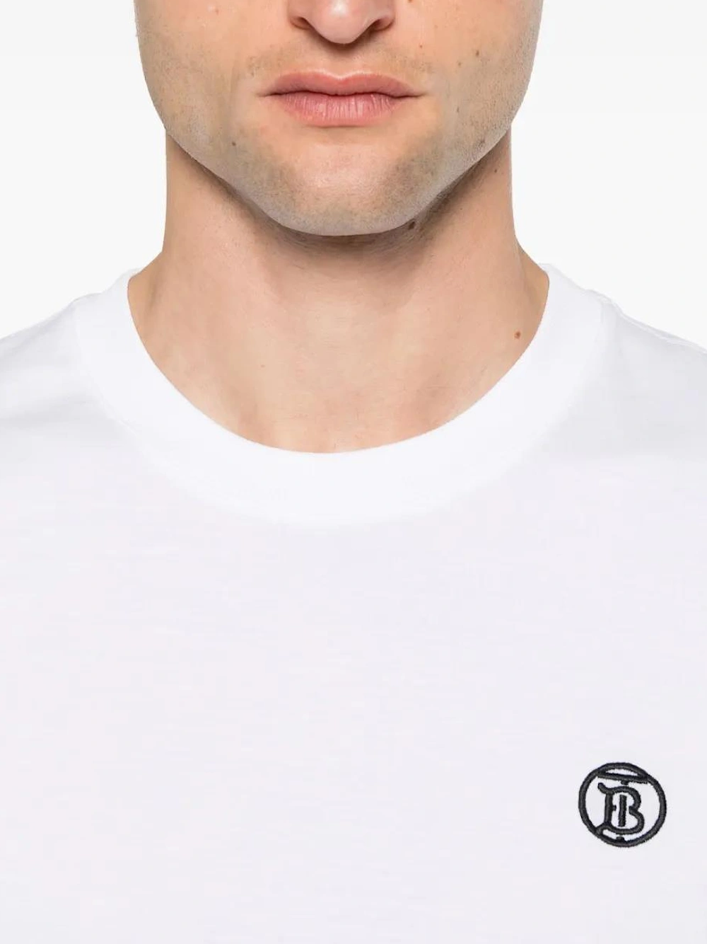 Burberry Parker TB Circle Logo T-Shirt in White