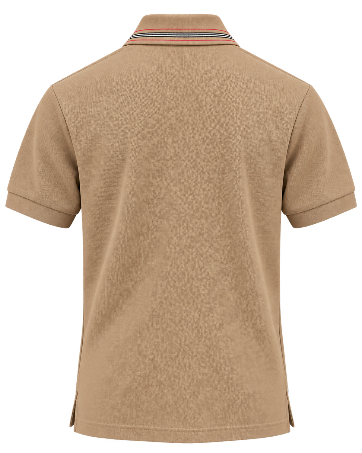 Burberry Pierson Cotton Polo Shirt In Soft Fawn