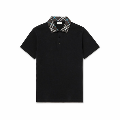 Burberry - Slim-Fit Cotton-Piqué Polo Shirt - Black