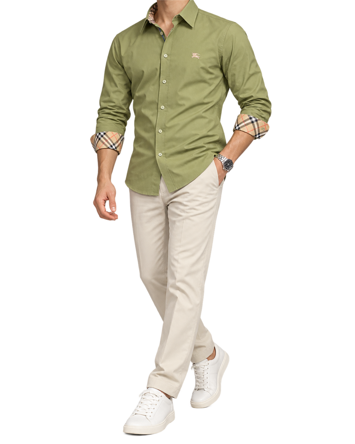 Burberry Slim Fit Cotton Shirt