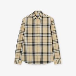 Burberry Slm Fit Check Cotton Shirt