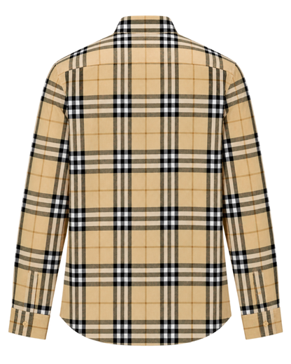 Burberry Slm Fit Check Cotton Shirt