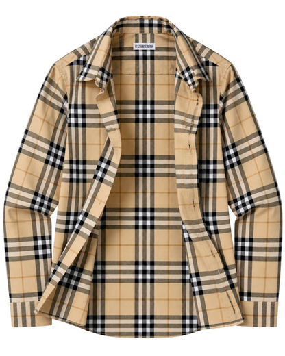 Burberry Slm Fit Check Cotton Shirt