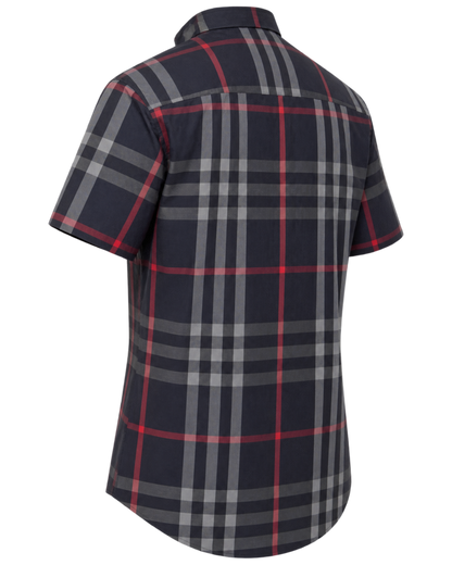 Burberry Slm Fit Navy Check Cotton Shirt