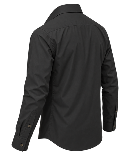 Burberry Solid Shirt In Black
