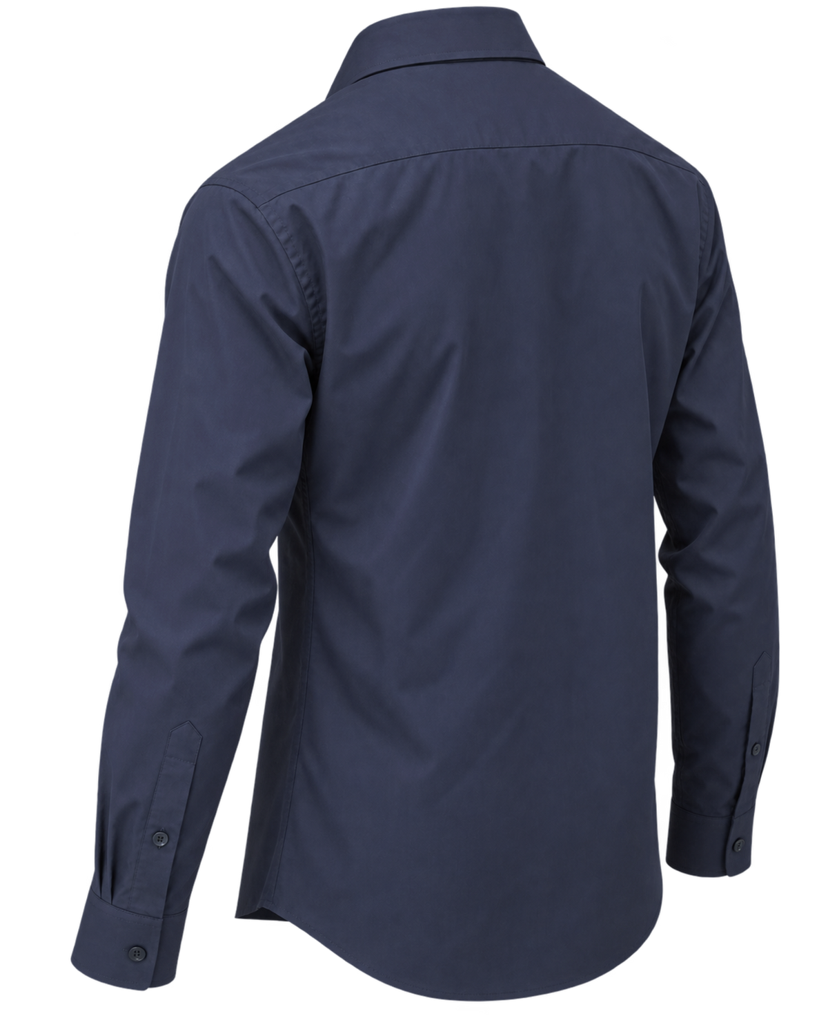 Burberry Solid Shirt In Navy