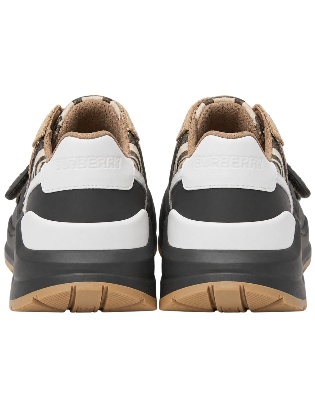 Burberry Tan & Grey Ramsey Sneaker