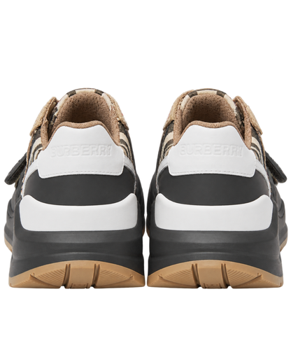 Burberry Tan & Grey Ramsey Sneaker