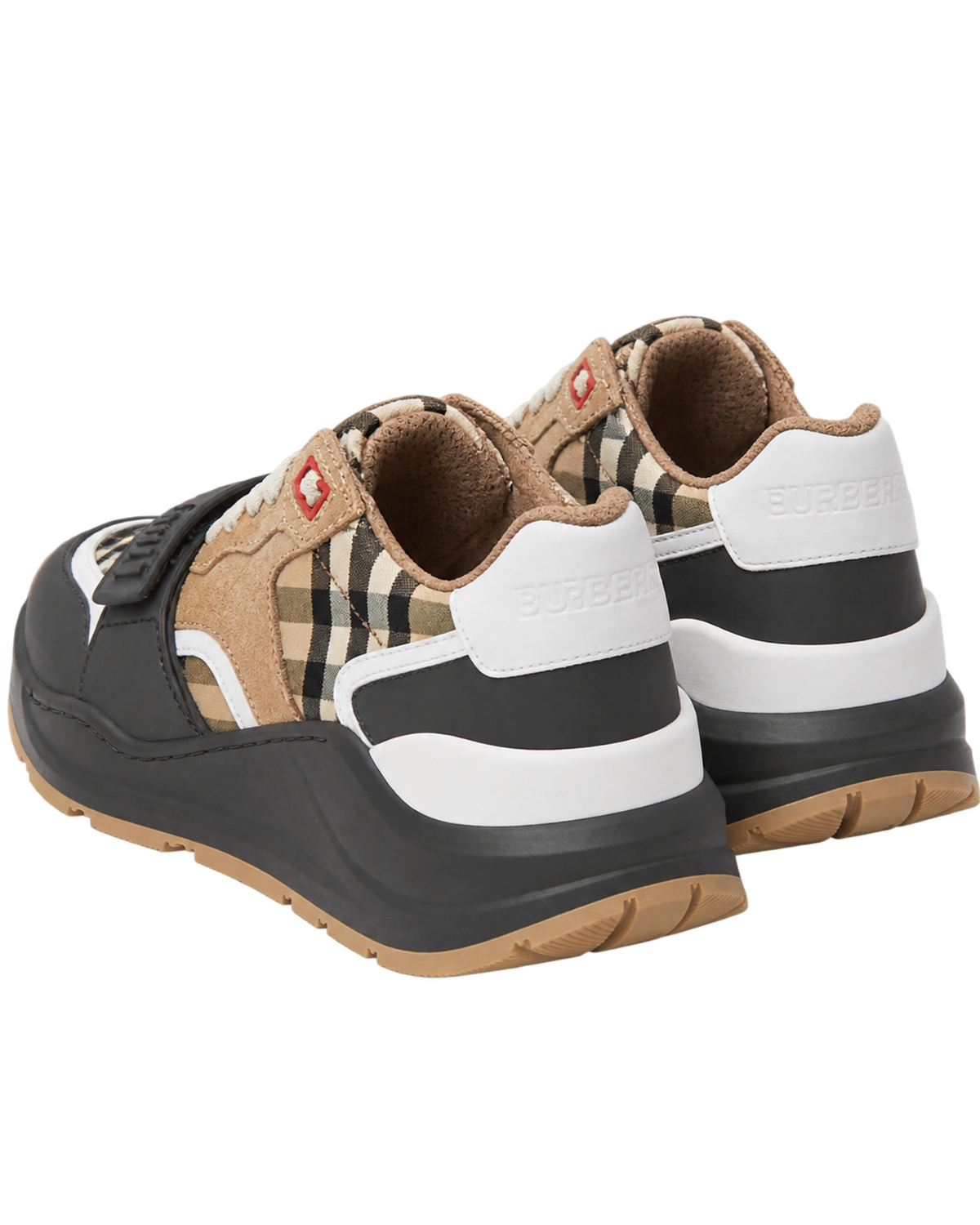 Burberry Tan & Grey Ramsey Sneaker