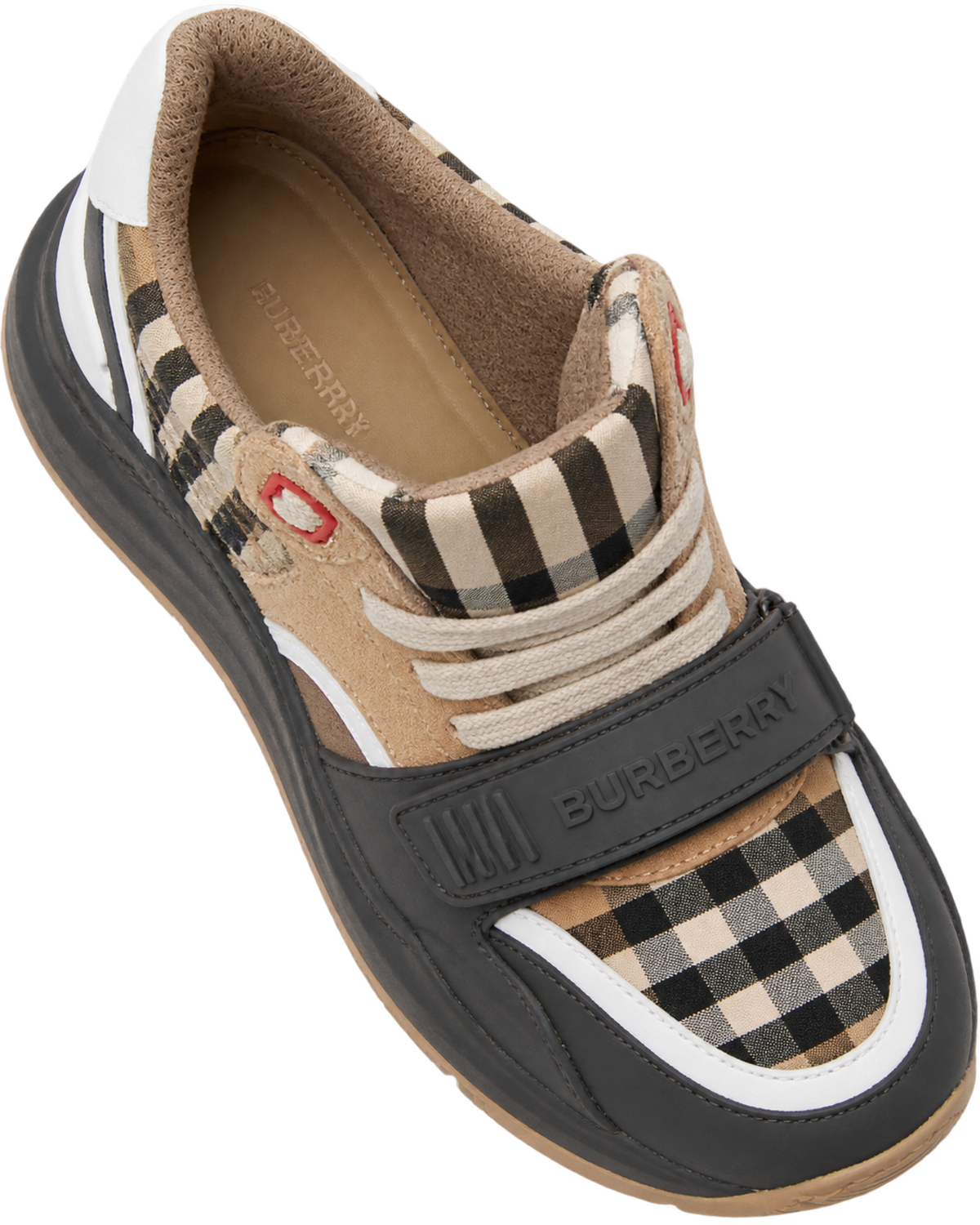 Burberry Tan & Grey Ramsey Sneaker