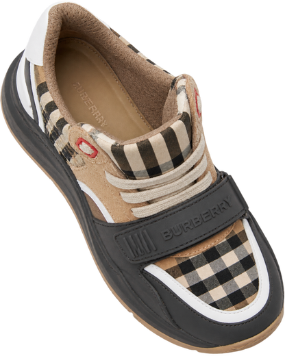 Burberry Tan & Grey Ramsey Sneaker
