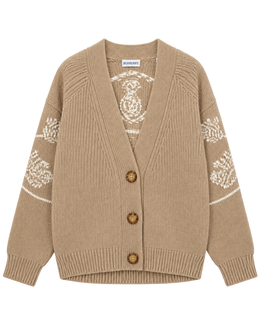 Burberry V-neck knit cardigan