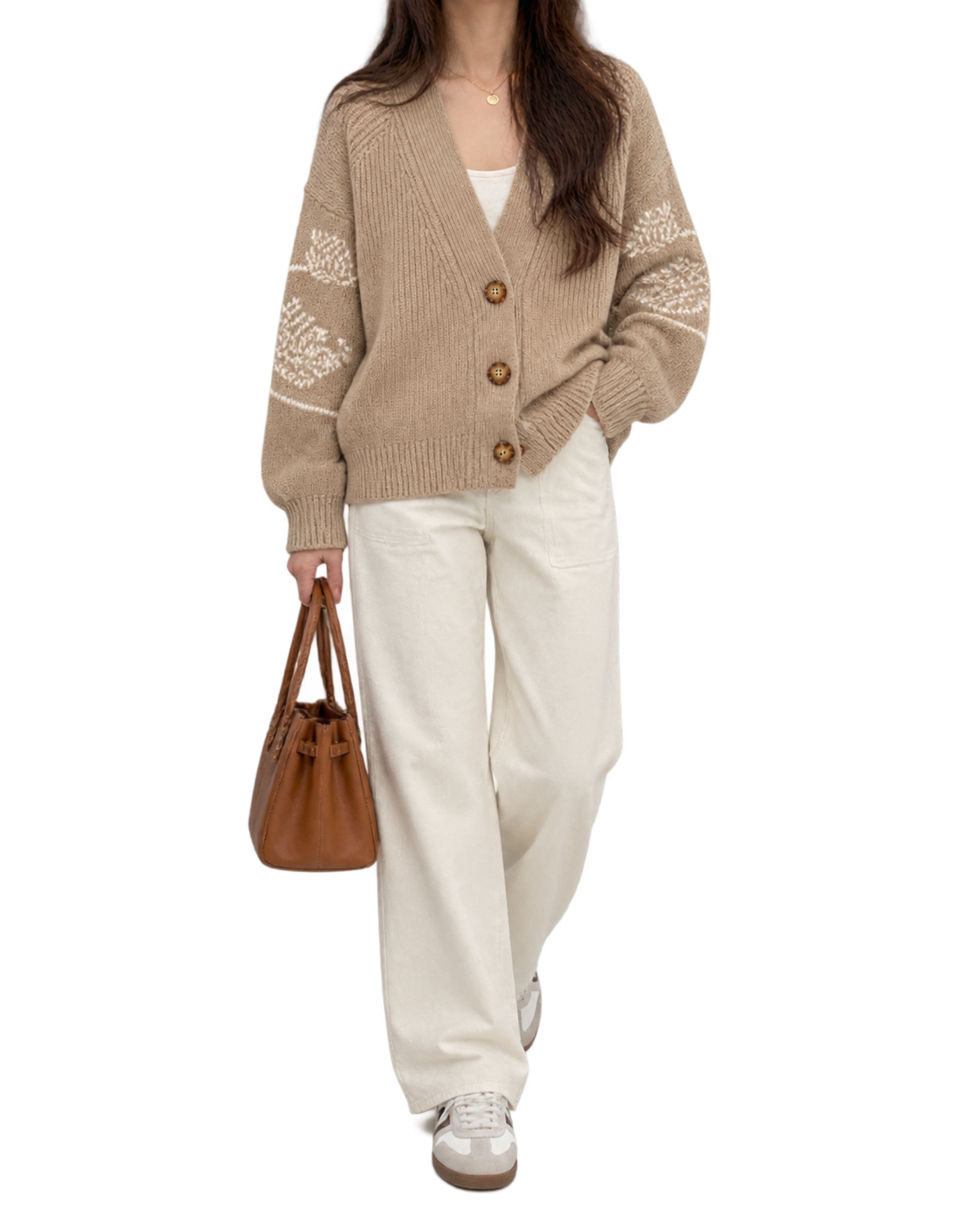 Burberry V-neck knit cardigan