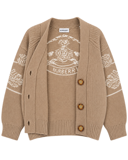 Burberry V-neck knit cardigan