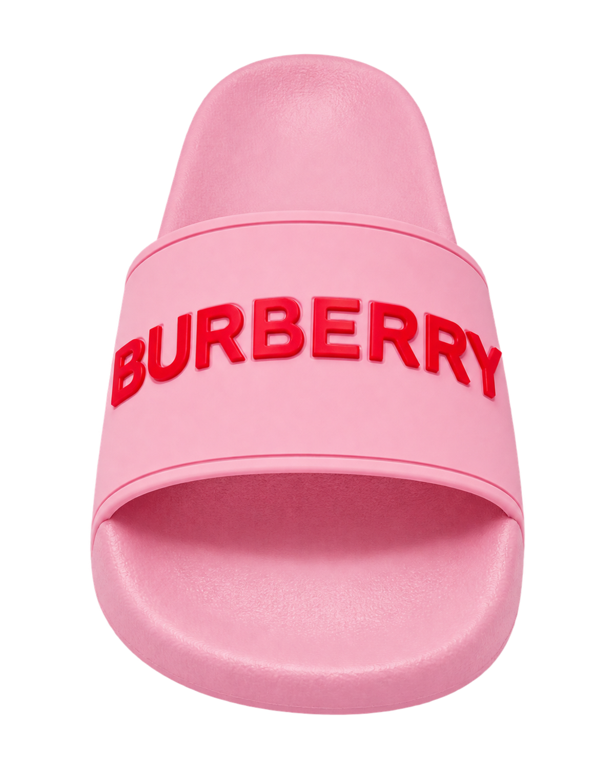 Burberry Women's Furley Logo Slide in Bubblegum Pink