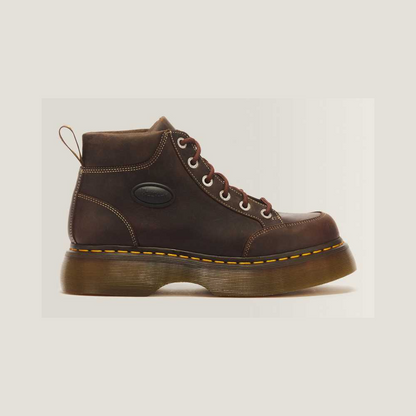 Buzz 6 Eye Crazy Horse Leather Lace Up Boots