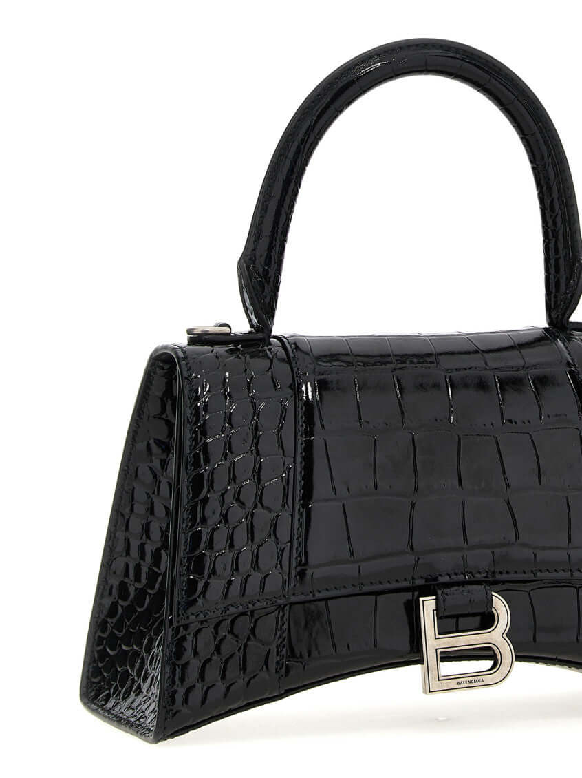 Balenciaga Black Hourglass Small Satchel Bag - Size: One Size Bags | Shop From The Mirage