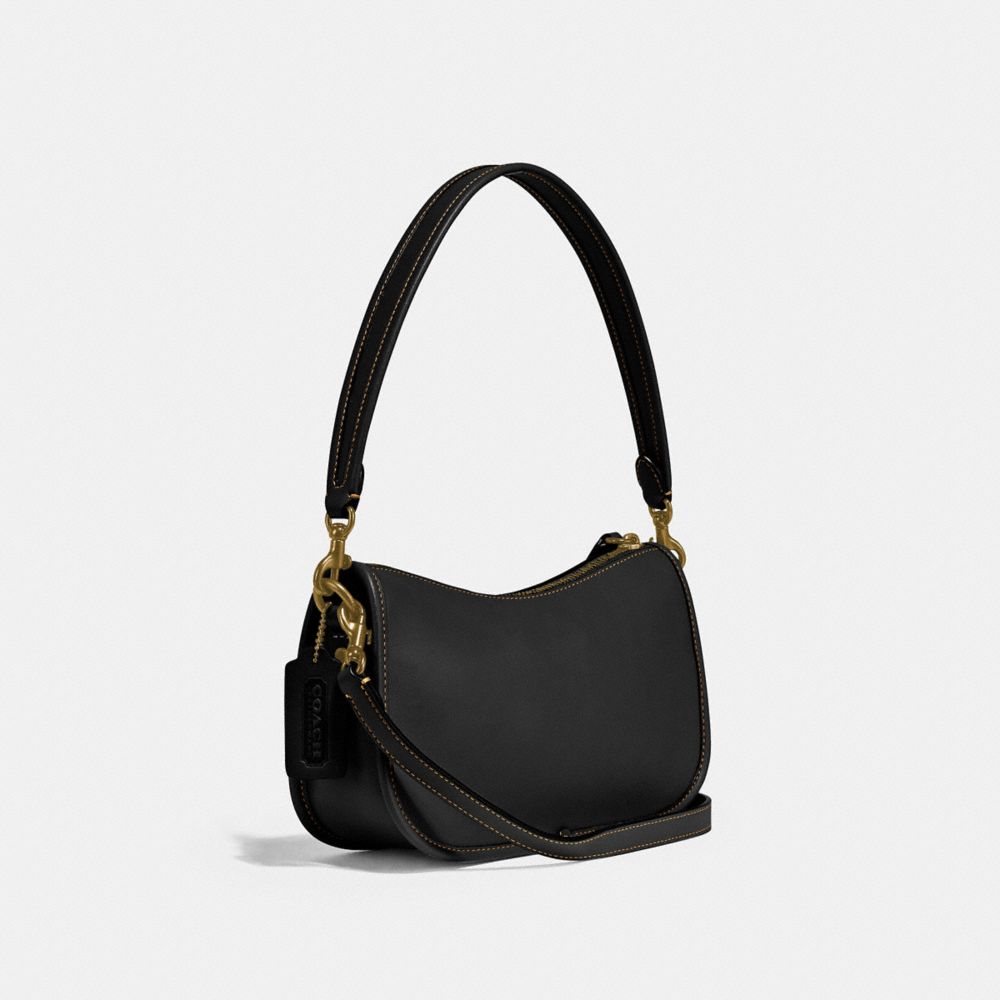 Disney X Coach Swinger Bag In Regenerative Leather With Mickey Mouse And Friends