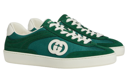 Gucci Interlocking G Sneaker Green Suede
