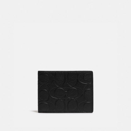 Slim Billfold Wallet In Signature Leather