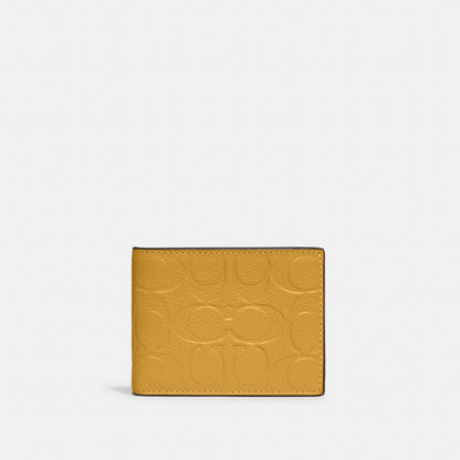 Slim Billfold Wallet In Signature Leather