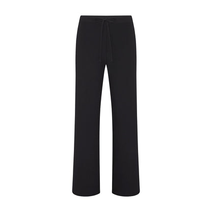 Cotton Jersey Straight Leg Pant