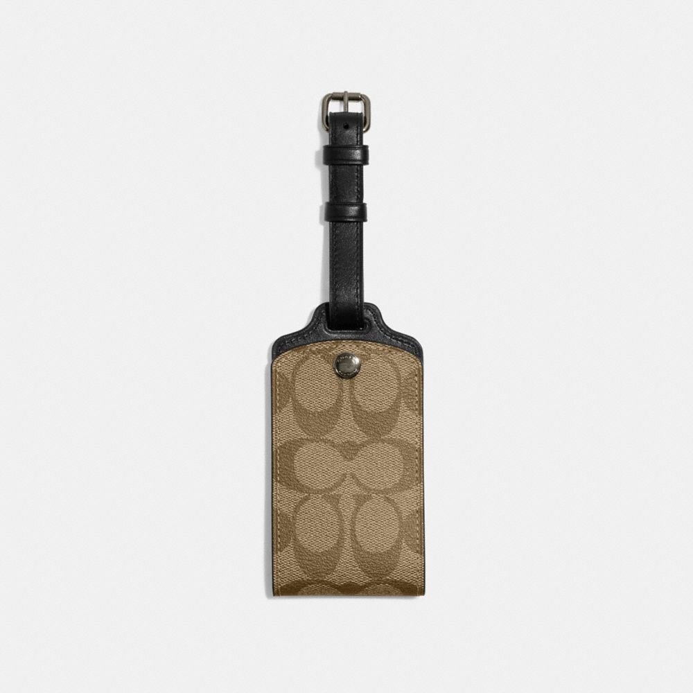 Luggage Tag In Signature Canvas