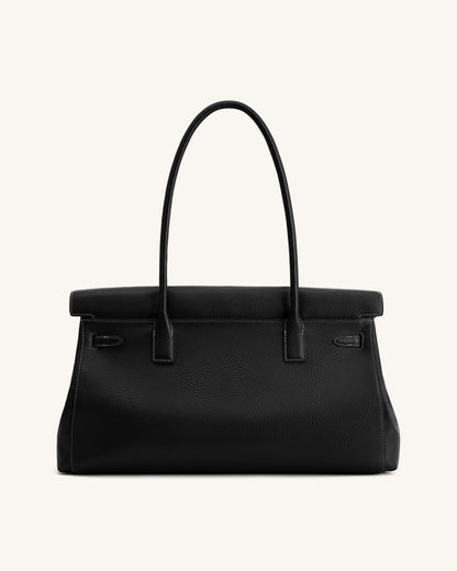 Yara Large Shoulder Bag - Black