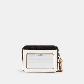 Zip Card Case In Colorblock