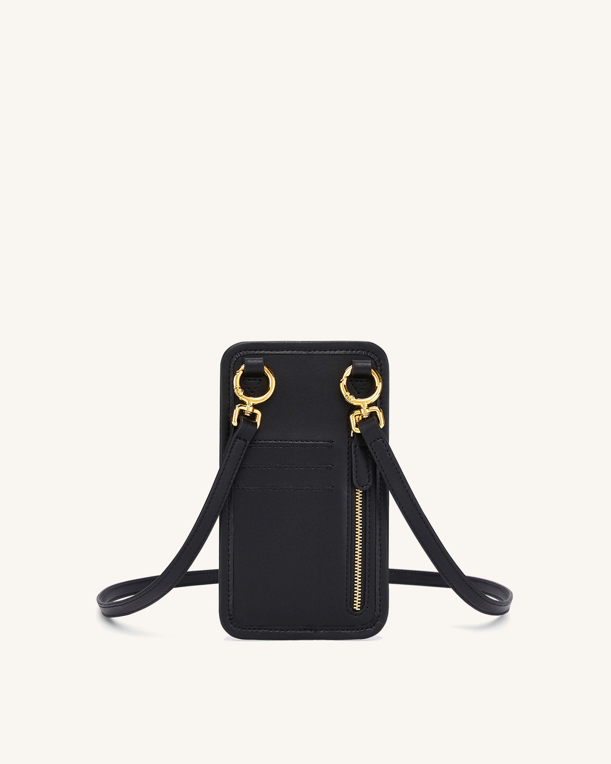 Aylin Canvas Phone Bag - Brown