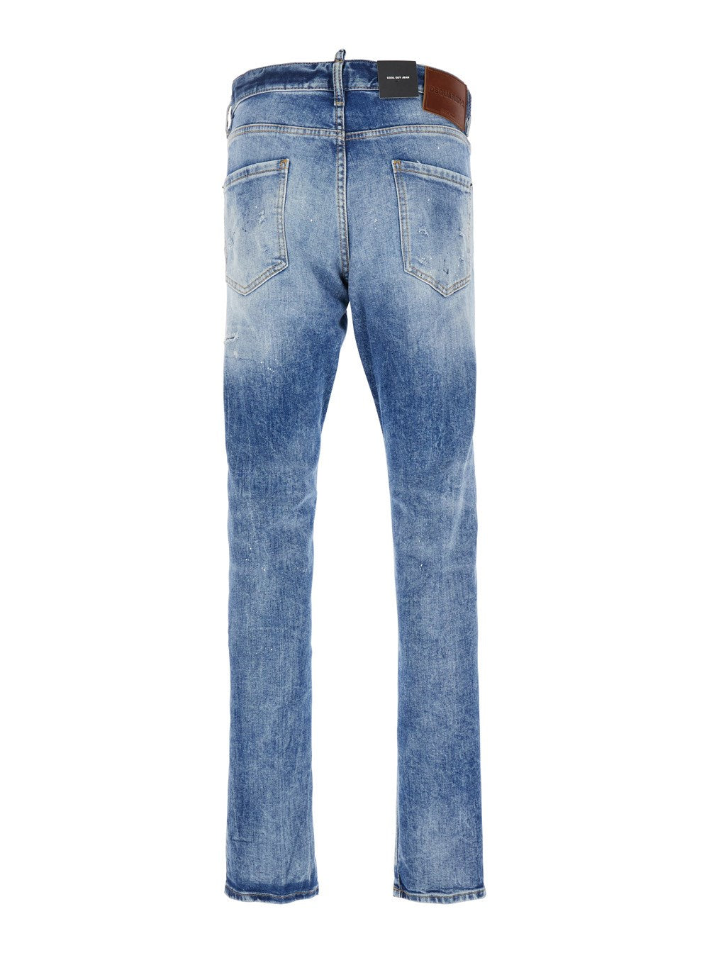 Dsquared2 'Cool Guy' Blue Five Pocket Jeans with Faded Effect in Denim Man