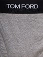 Tom ford Grey Boxer Brief with Elasticated Logged Waistband in Cotton Stretch Man