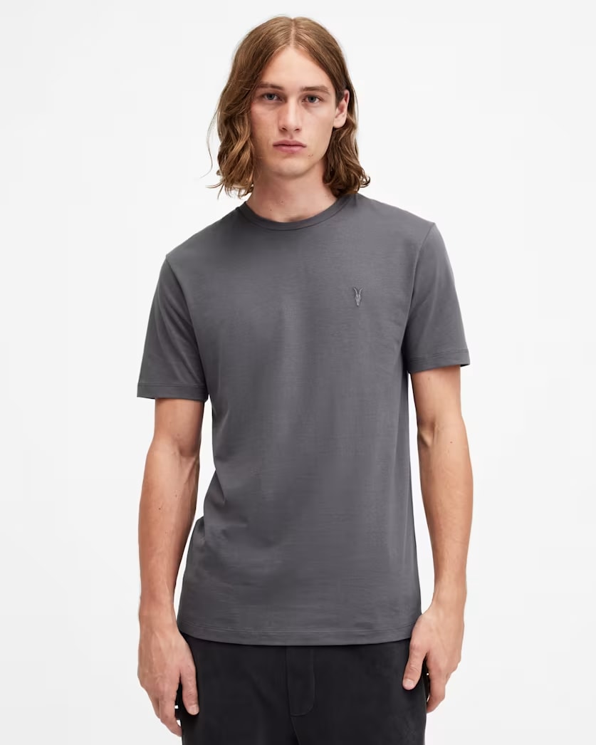 Brace Brushed Cotton Crew Neck T-Shirt