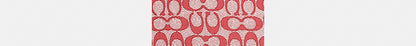 Textured Signature Print Silk Square Scarf