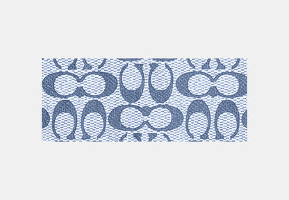 Textured Signature Print Silk Square Scarf