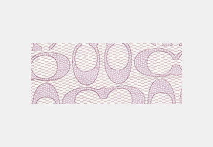 Textured Signature Print Silk Square Scarf