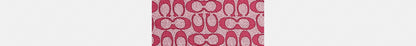Textured Signature Print Silk Square Scarf