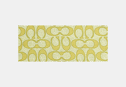 Textured Signature Print Silk Square Scarf