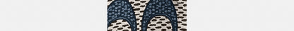 Textured Signature Print Silk Skinny Scarf