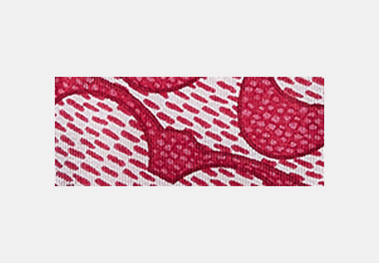 Textured Signature Print Silk Skinny Scarf