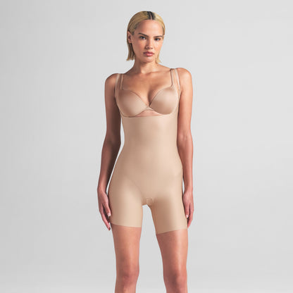 Skims Body Core Sculpt Open Bust Mid Thigh Bodysuit