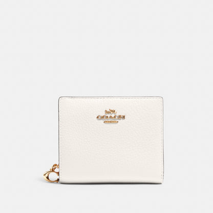 Snap Wallet In Signature Denim