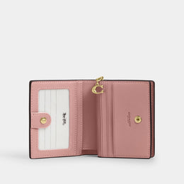 Snap Wallet In Signature Denim