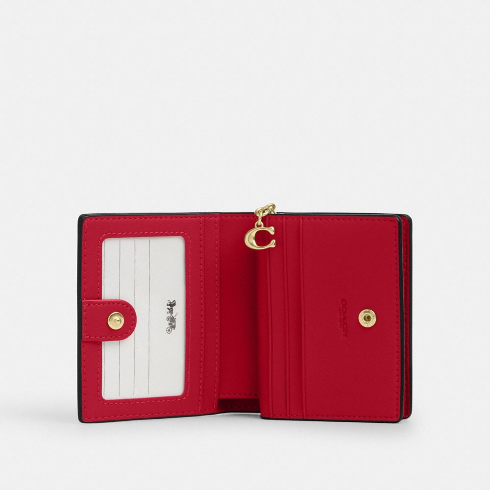 Snap Wallet With Cherry Print