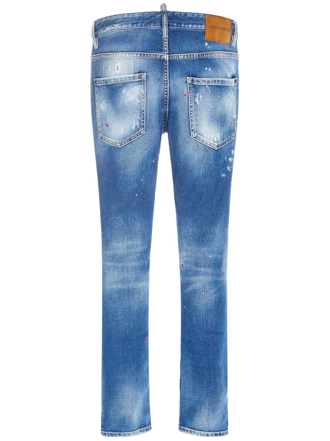 Dsquared2 Skater stretch cotton denim jeans