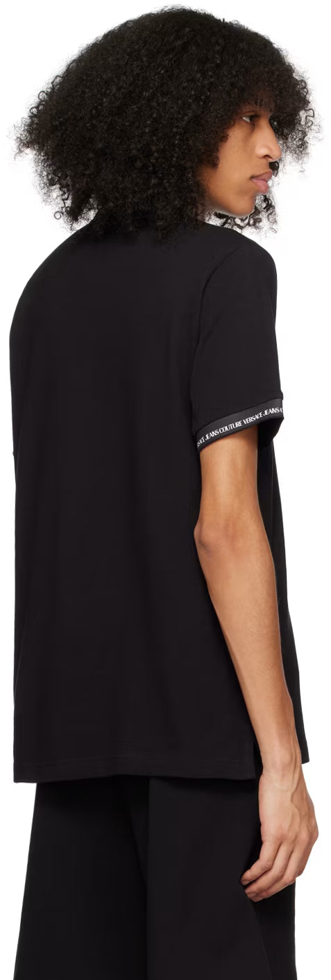 Black Jacquard Polo