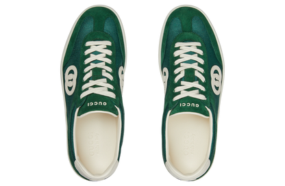 Gucci Interlocking G Sneaker Green Suede